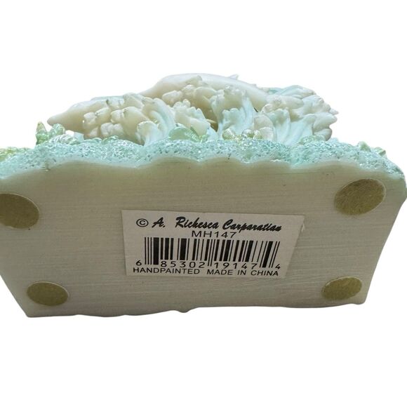 Dolphin Coaster Set Vintage Decor Coastal - Picture 4 of 9